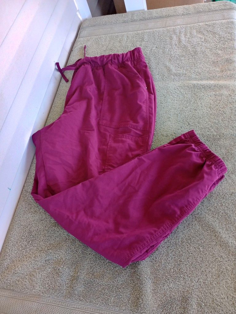 Scrubstar Premium Scrub Pants Womens 2XL Performance Jogger Style Pockets