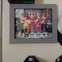Signed Powerranger Picture