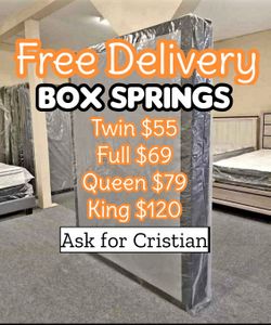 Box Springs  Twin box Full box  Queen box  King box  Bases para colchon  Box spring 