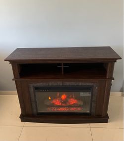 Electric Fireplace TV Stand Console