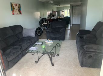 Sofa and loveseat like new