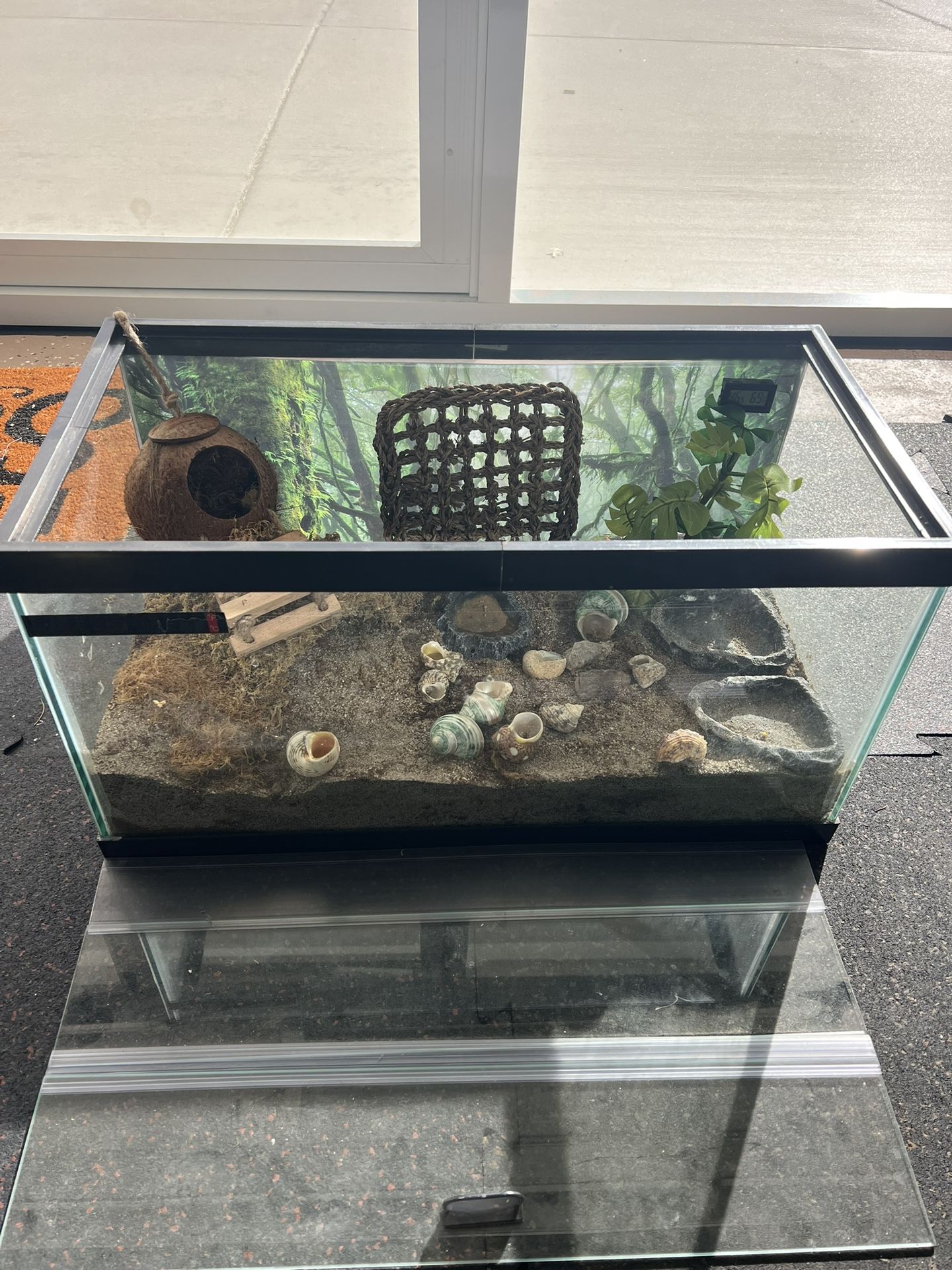 Terrarium with Accessories Fish Tank Reptile