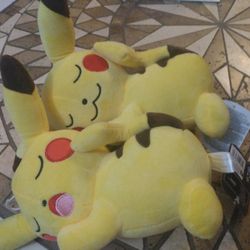 Brand New Pokemon Sleeping Pikachu Plush $15 Each