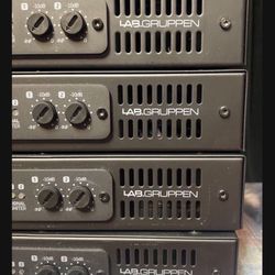Professional Fixed installation Power Amplifier Lab gruppen $95 Each.