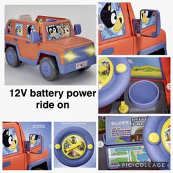 BLUEY POWER WHEELS 