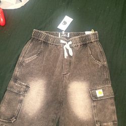 Carhartt denim cargo shorts