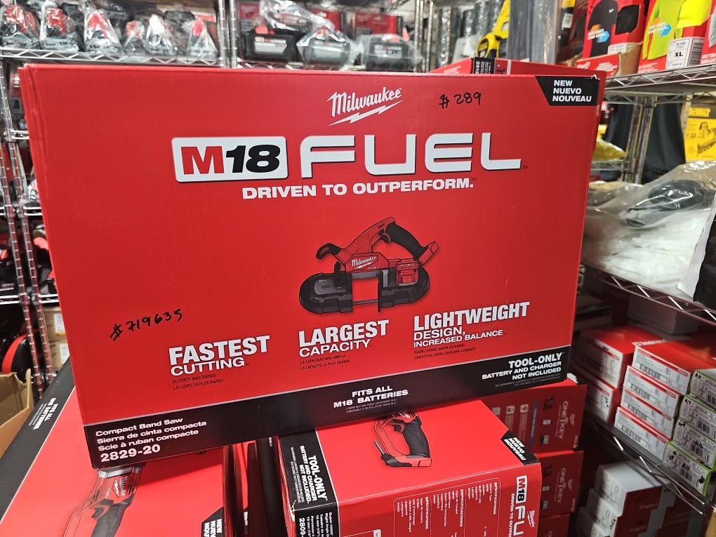 Milwaukee
M18 FUEL 18V Lithium-Ion Brushless Cordless Compact Bandsaw (Tool-Only)