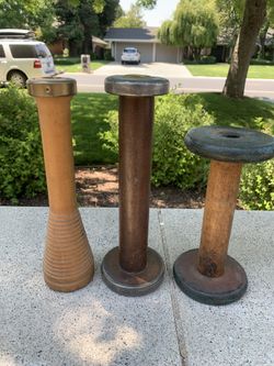 Antique Thread Spools 