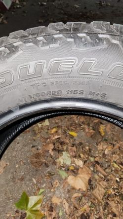 Tires 265/70/R20