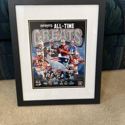 Patriots All Time Greats Framed Photo 
