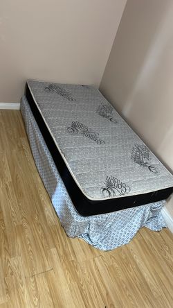 Twin bed and box spring