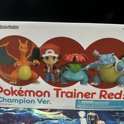Pokemon Trainer Red Champion Version Nendoroid GoodSmile Collectible Set