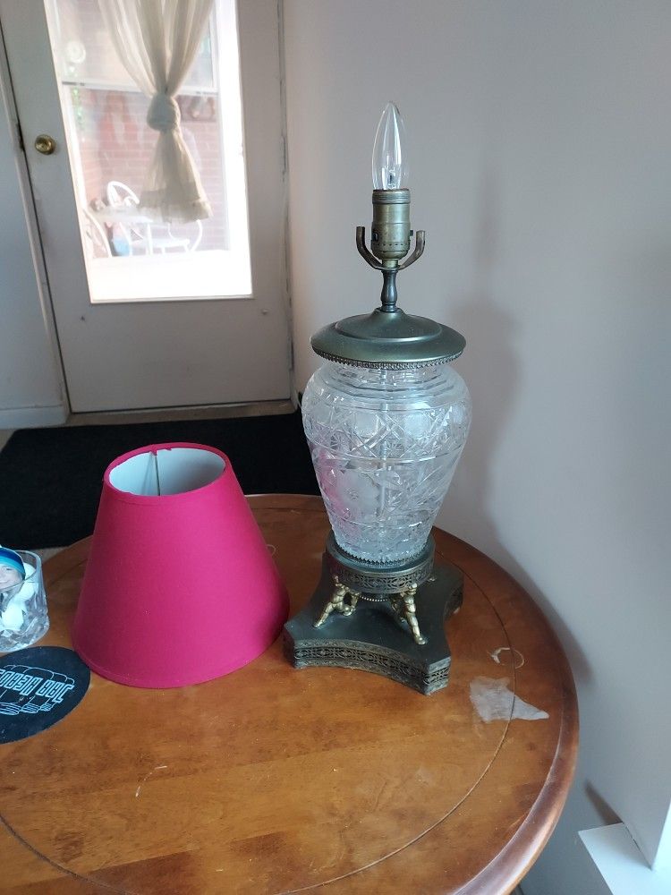 Vintage Glass Lamp