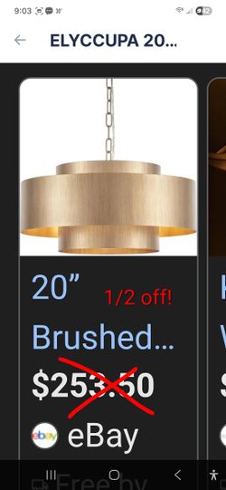 1/2 Off LIGHTING!!