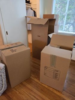 FREE Moving Boxes - Wardrobe,Large and Medium  Boxes