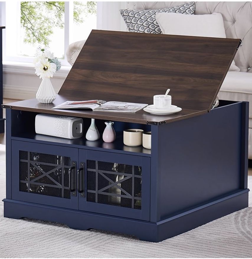 Farmhouse Coffe Table With Storage