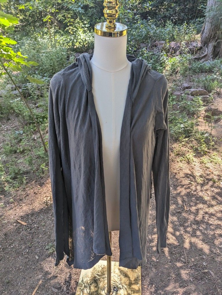 Abercrombie & Fitch Charcoal Cardigan Hoodie