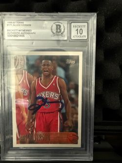 Allen Iverson Rookie Autograph