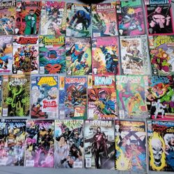 Punisher, Moon Knight, Quasar, X Men, Silver Surfer Lot. Raw Value Of Books Is Around 50 I Have checked Key Collector for raw Values.