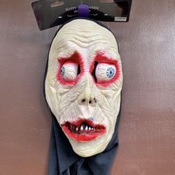 Halloween Scary Mask With Hood..