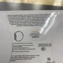 Apple Watch Brand New Ultra 2 Titanium Case 300$