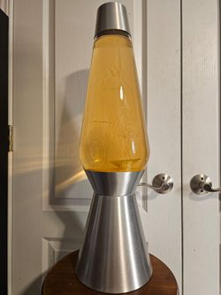 27" Grande silver lava lamp