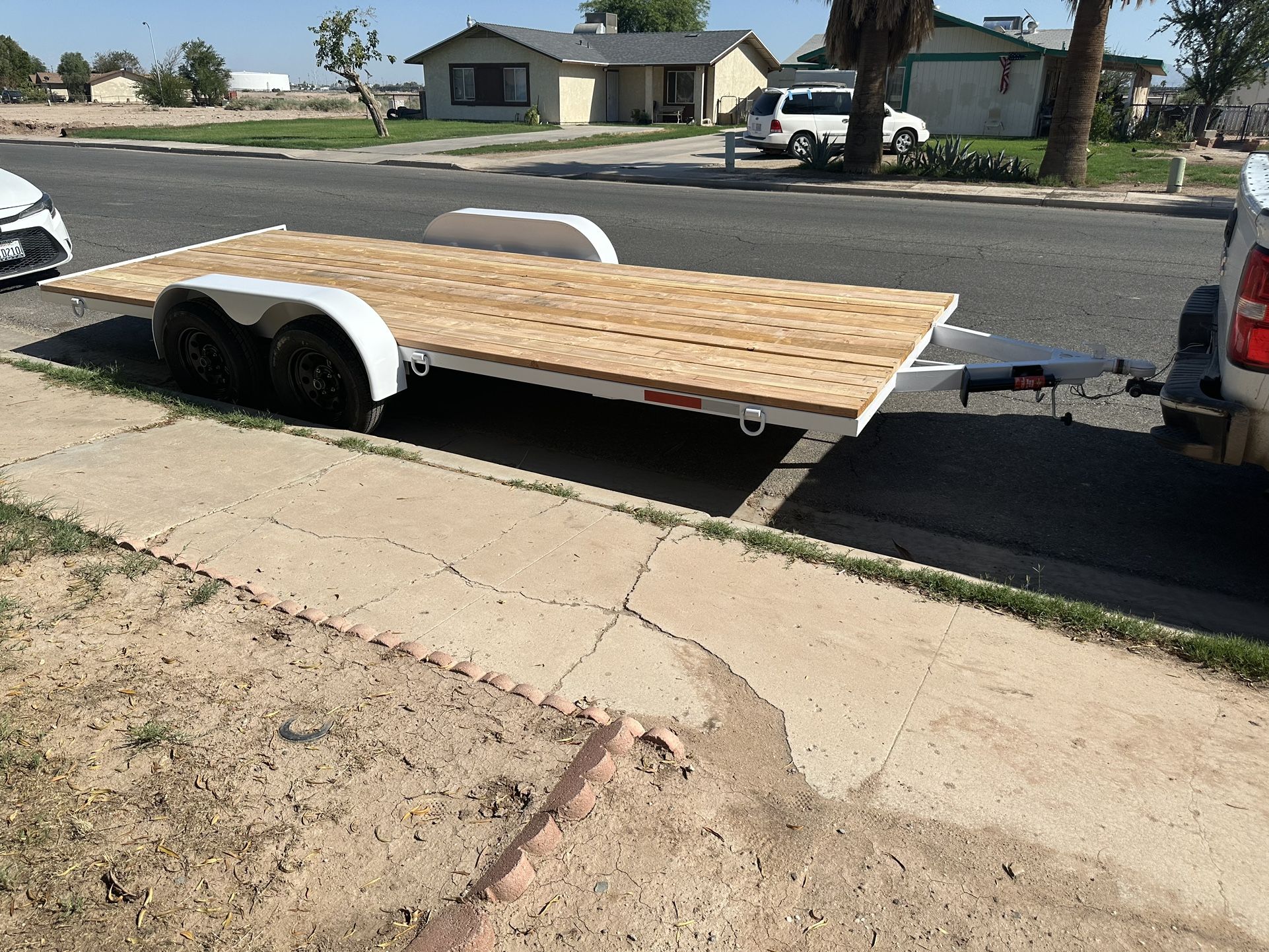 7x18 Double Axel Trailer With Electric Brakes! 