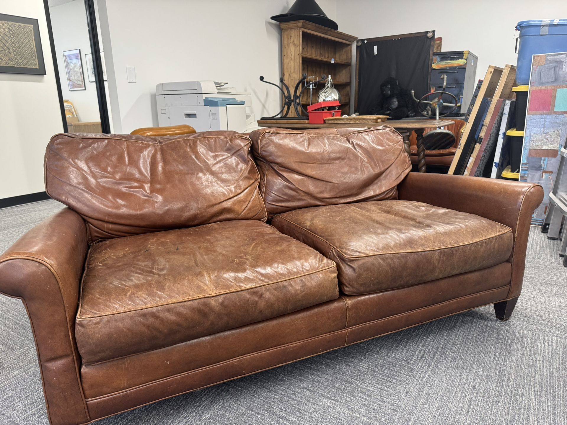 Used Leather Couch