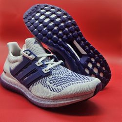 Adidas Ultraboost 1.0 Running Shoes Men 10 Cloud White / Energy Ink / Collegiate