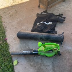 Greenworks Corded Electric Leaf Blower/Mulcher/Vacuum