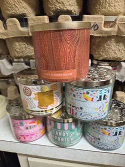 bath and Body candles