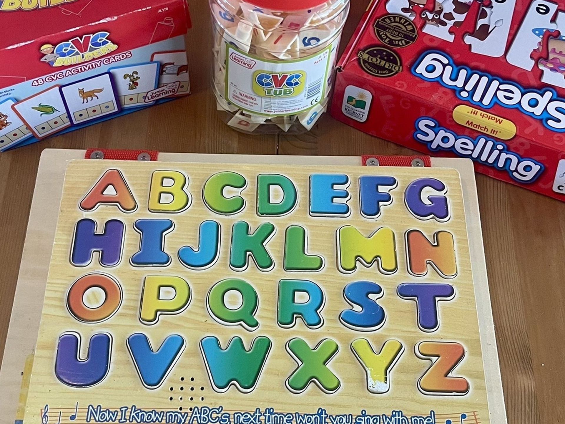 Kids Learning Games CVC Set Spelling Melissa & Doug Puzzle