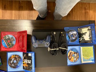 PS4 pro with 1 controller and 4 video game $330 with video game and $250 but we can talk for PS4 and controller