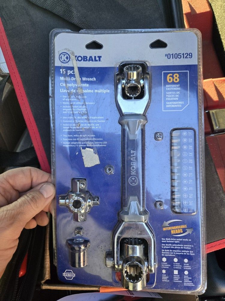 15pc Multi Drive Wrench New