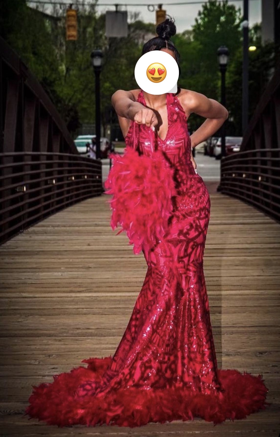 Red Custom Prom Dress 