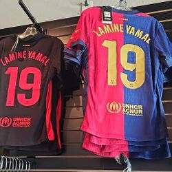 Jersey Barcelona Yamal #19 Para Adultos 