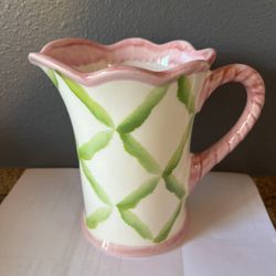 Ciao Italya Vintage Collectible NWT Hand Painted Pitcher