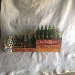Vintage Soda Bottles & Crates