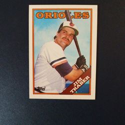 Jim Traber 1988 Topps Baseball Card