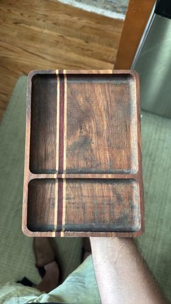 Handmade Wooden Key Tray