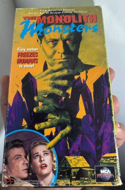 The Monolith Monsters (VHS, 1994) Rare Sci-Fi Monster Movie New Sealed