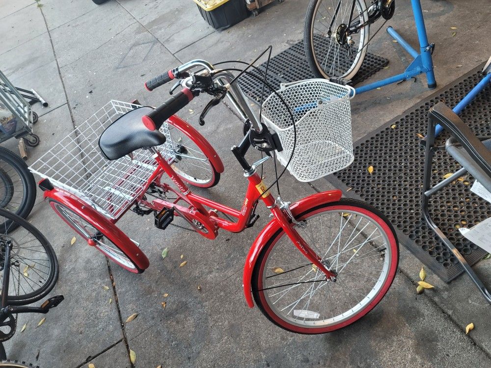 24 In Speed Brand New Tricycle Front Basket (Not )included - Main Image
