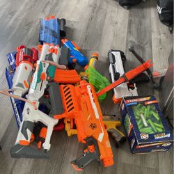 nerf gun collection