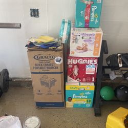 Baby Diapers And Pack N Plays