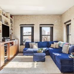 Restoration hardware Blue Velvet Sectional Sofa