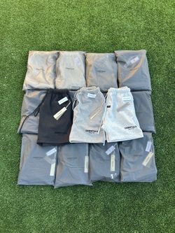 Essentials sweat shorts. All sizes available‼️