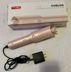 tymo curlgo cordless auto curling iron
