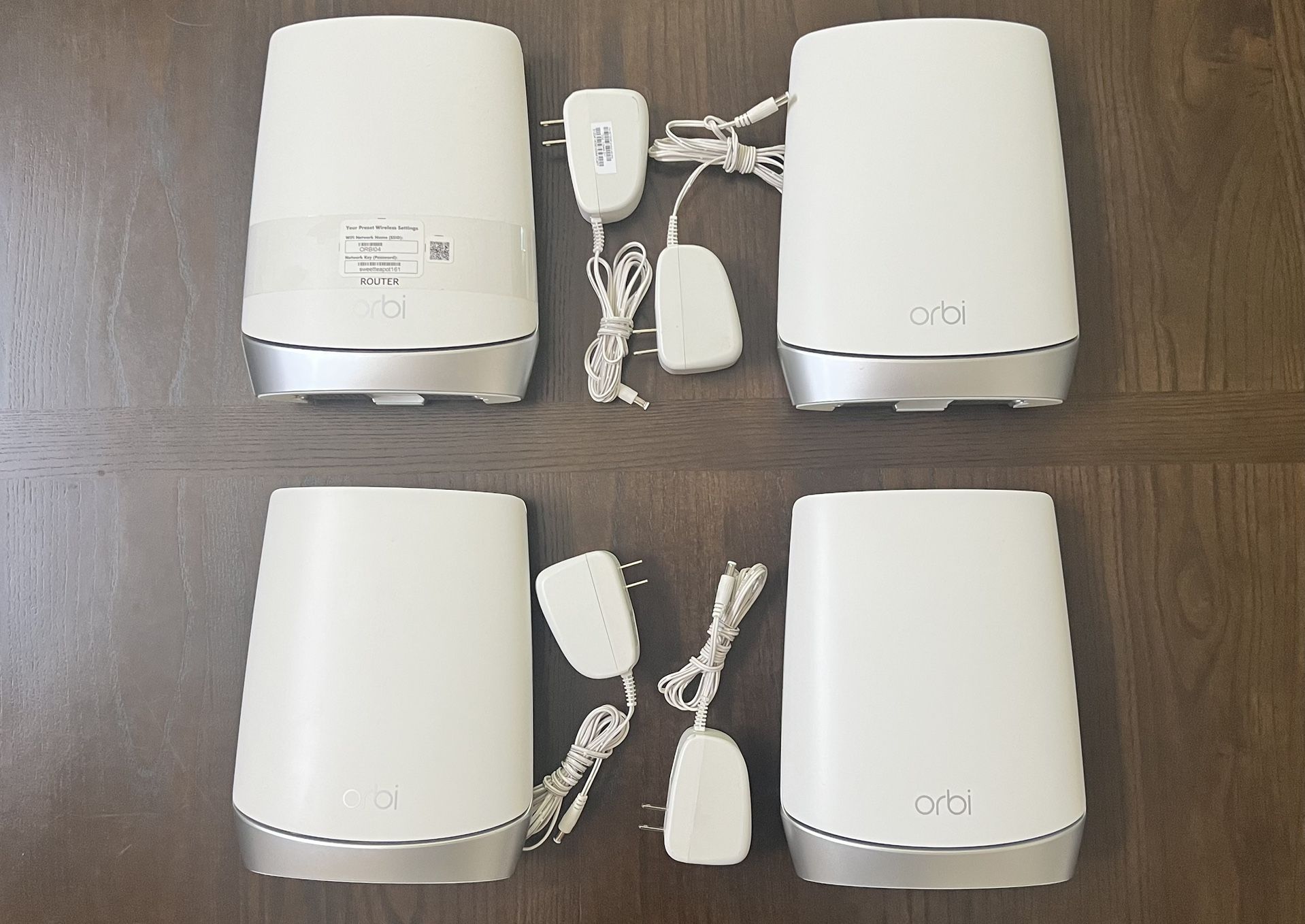 Netgear RBR 750 Mesh System With 3 Satellites / Armor Security / Parental Controls