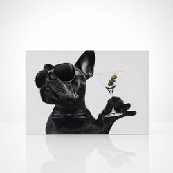 Frenchy martini canvas