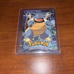 1999 TOPPS POKEMON THE MOVIE EDT E9 BLASTOISE #9